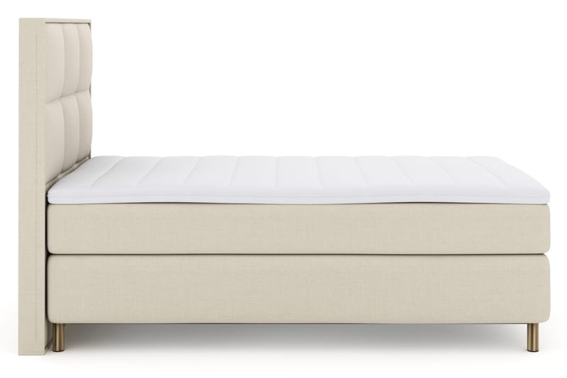 Select No 3 Komplet Sengepakke 120x200 Fast - Beige/Kobber - Møbler - Senge - Kontinentalsenge