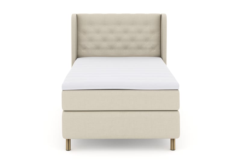 Select No 3 Komplet Sengepakke 120x200 Fast - Beige/Kobber - Møbler - Senge - Komplet sengepakke
