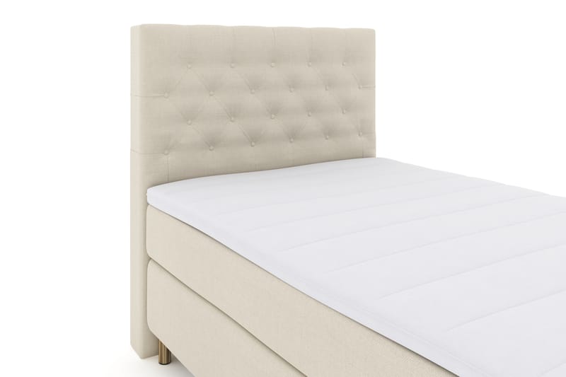 Select No 3 Komplet Sengepakke 120x200 Fast - Beige/Kobber - Møbler - Senge - Komplet sengepakke