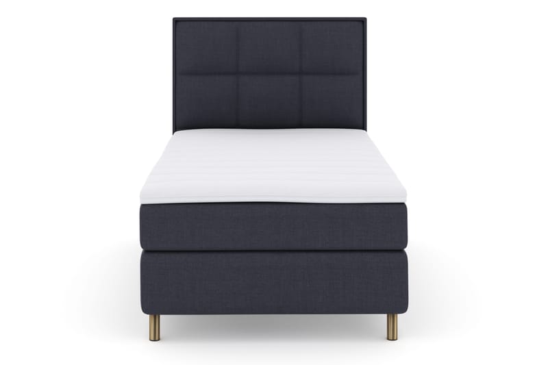 Select No 3 Komplet Sengepakke 120x200 Fast - Blå/Kobber - Møbler - Senge - Kontinentalsenge