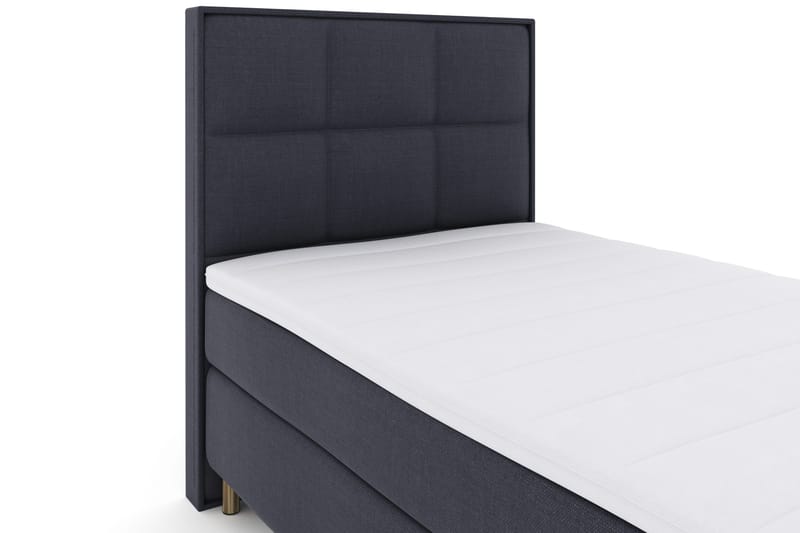 Select No 3 Komplet Sengepakke 120x200 Fast - Blå/Kobber - Møbler - Senge - Kontinentalsenge