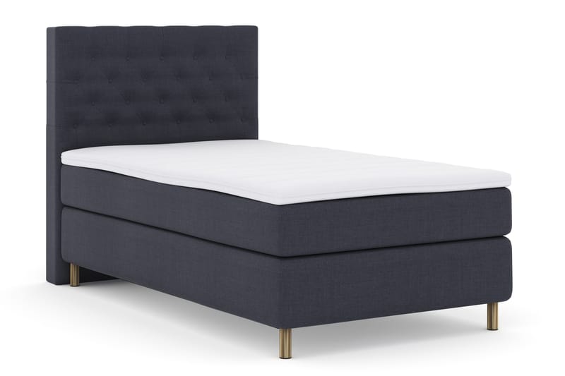 Select No 3 Komplet Sengepakke 120x200 Fast - Blå/Kobber - Møbler - Senge - Komplet sengepakke