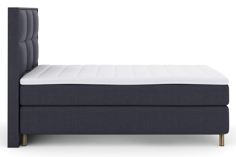 Select No 3 Komplet Sengepakke 120x200 Fast - Blå/Kobber - Møbler - Senge - Kontinentalsenge