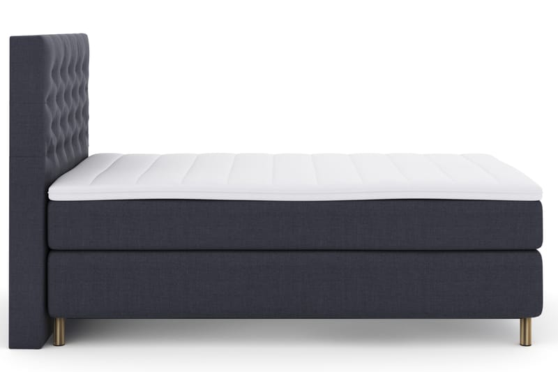 Select No 3 Komplet Sengepakke 120x200 Fast - Blå/Kobber - Møbler - Senge - Komplet sengepakke