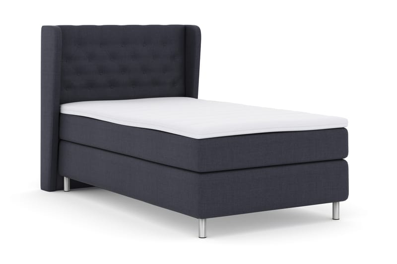 Select No 3 Komplet Sengepakke 120x200 Fast - Blå/Metal - Møbler - Senge - Komplet sengepakke