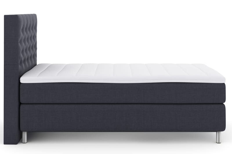 Select No 3 Komplet Sengepakke 120x200 Fast - Blå/Metal - Møbler - Senge - Komplet sengepakke