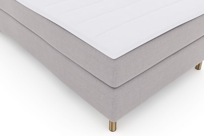 Select No 3 Komplet Sengepakke 120x200 Fast - Lysegrå/Kobber - Møbler - Senge - Komplet sengepakke