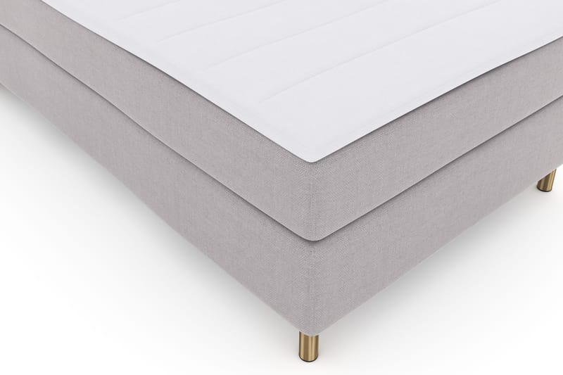 Select No 3 Komplet Sengepakke 120x200 Fast - Lysegrå/Kobber - Møbler - Senge - Kontinentalsenge