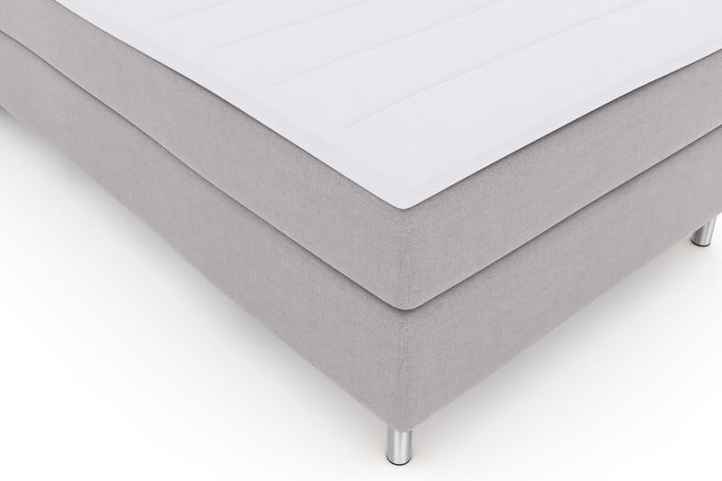 Select No 3 Komplet Sengepakke 120x200 Fast - Lysegrå/Metal - Møbler - Senge - Komplet sengepakke