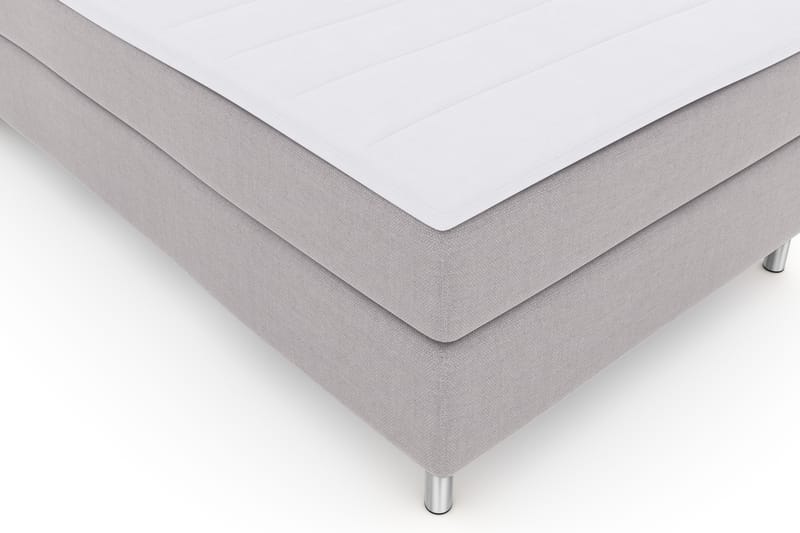 Select No 3 Komplet Sengepakke 120x200 Fast - Lysegrå/Metal - Møbler - Senge - Komplet sengepakke