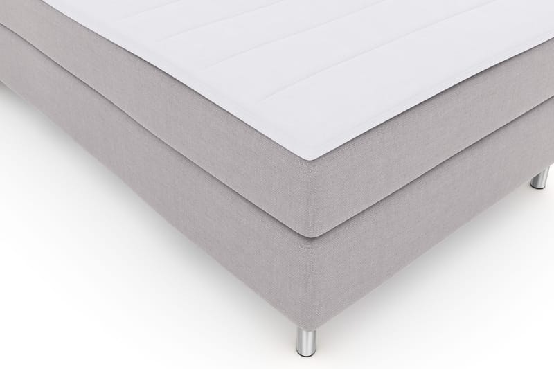 Select No 3 Komplet Sengepakke 120x200 Fast - Lysegrå/Metal - Møbler - Senge - Kontinentalsenge