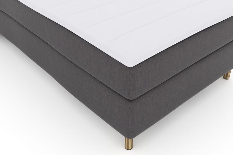 Select No 3 Komplet Sengepakke 120x200 Fast - Mørkegrå/Kobber - Møbler - Senge - Komplet sengepakke