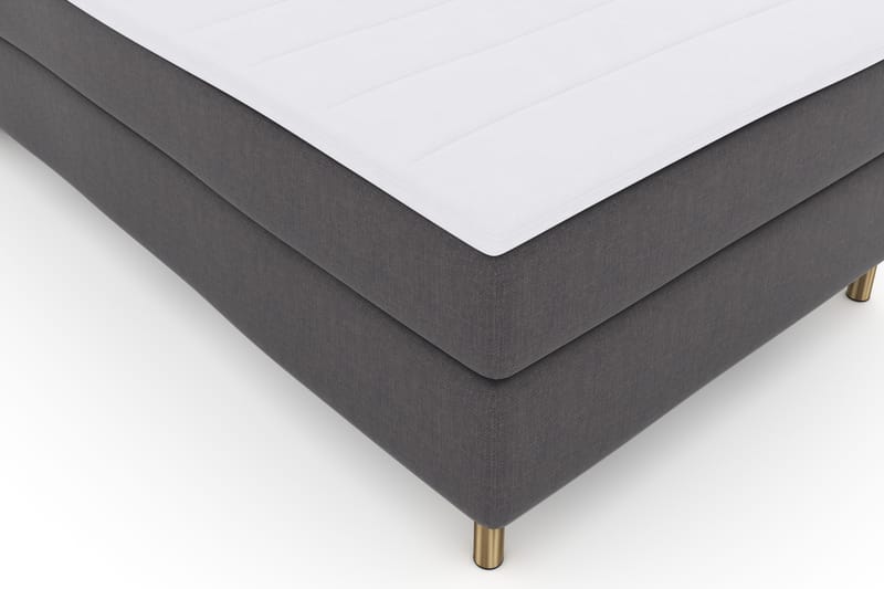 Select No 3 Komplet Sengepakke 120x200 Fast - Mørkegrå/Kobber - Møbler - Senge - Komplet sengepakke