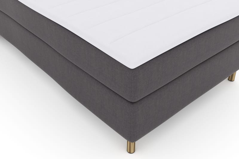 Select No 3 Komplet Sengepakke 120x200 Fast - Mørkegrå/Kobber - Møbler - Senge - Kontinentalsenge