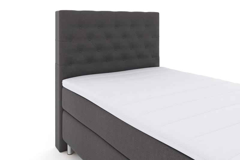 Select No 3 Komplet Sengepakke 120x200 Fast - Mørkegrå/Metal - Møbler - Senge - Kontinentalsenge