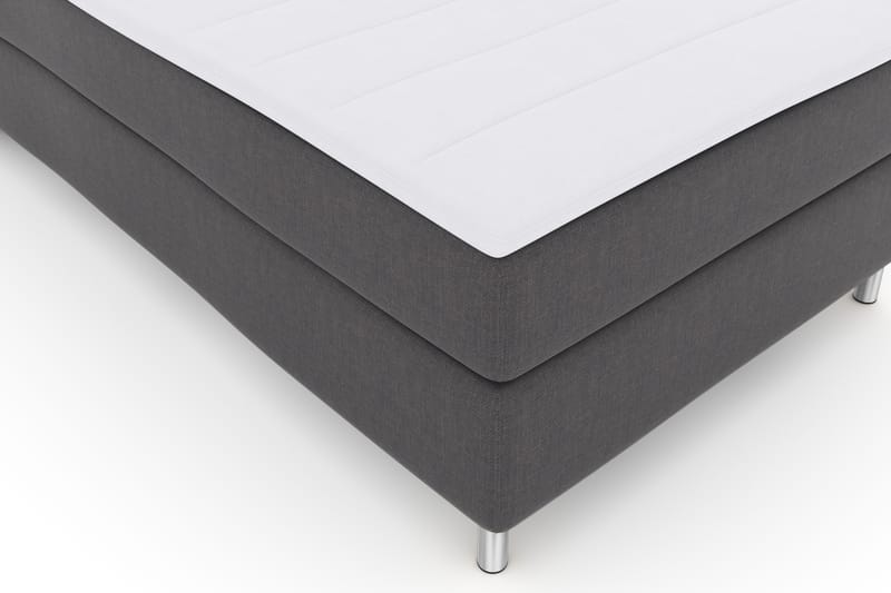 Select No 3 Komplet Sengepakke 120x200 Fast - Mørkegrå/Metal - Møbler - Senge - Komplet sengepakke