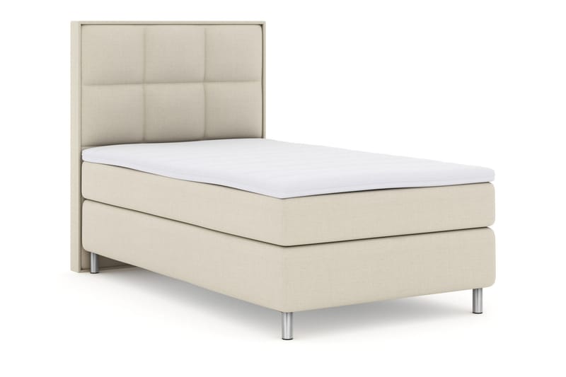 Select No 3 Komplet Sengepakke 120x200 Medium - Beige/Metal - Møbler - Senge - Kontinentalsenge