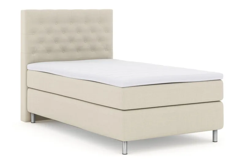 Select No 3 Komplet Sengepakke 120x200 Medium - Beige/Metal - Møbler - Senge - Kontinentalsenge
