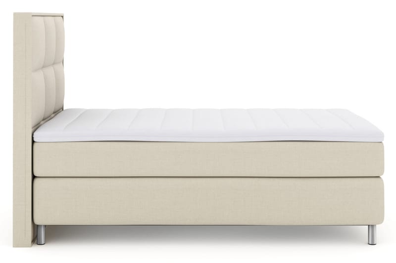 Select No 3 Komplet Sengepakke 120x200 Medium - Beige/Metal - Møbler - Senge - Kontinentalsenge