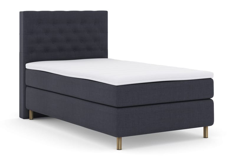 Select No 3 Komplet Sengepakke 120x200 Medium - Blå/Kobber - Møbler - Senge - Komplet sengepakke