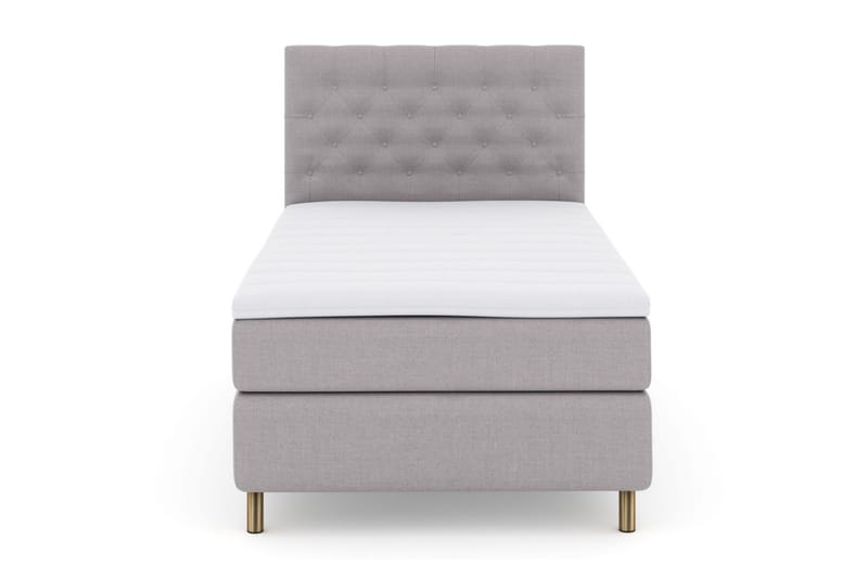 Select No 3 Komplet Sengepakke 120x200 Medium - Lysegrå/Kobber - Møbler - Senge - Komplet sengepakke