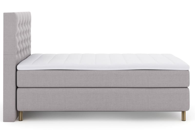 Select No 3 Komplet Sengepakke 120x200 Medium - Lysegrå/Kobber - Møbler - Senge - Komplet sengepakke