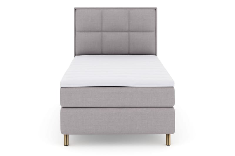 Select No 3 Komplet Sengepakke 120x200 Medium - Lysegrå/Kobber - Møbler - Senge - Komplet sengepakke