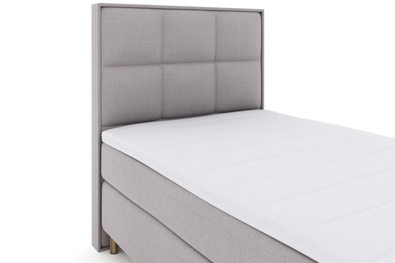 Select No 3 Komplet Sengepakke 120x200 Medium - Lysegrå/Kobber - Møbler - Senge - Komplet sengepakke