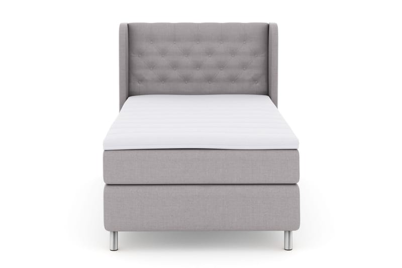 Select No 3 Komplet Sengepakke 120x200 Medium - Lysegrå/Metal - Møbler - Senge - Komplet sengepakke
