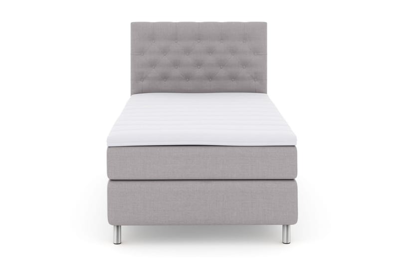 Select No 3 Komplet Sengepakke 120x200 Medium - Lysegrå/Metal - Møbler - Senge - Kontinentalsenge