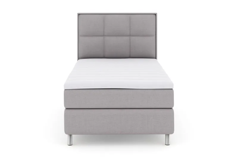 Select No 3 Komplet Sengepakke 120x200 Medium - Lysegrå/Metal - Møbler - Senge - Kontinentalsenge