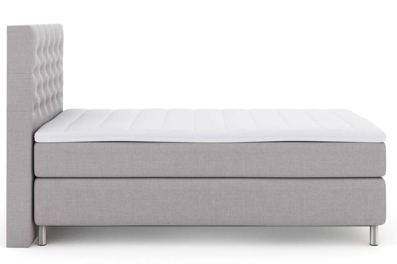 Select No 3 Komplet Sengepakke 120x200 Medium - Lysegrå/Metal - Møbler - Senge - Komplet sengepakke