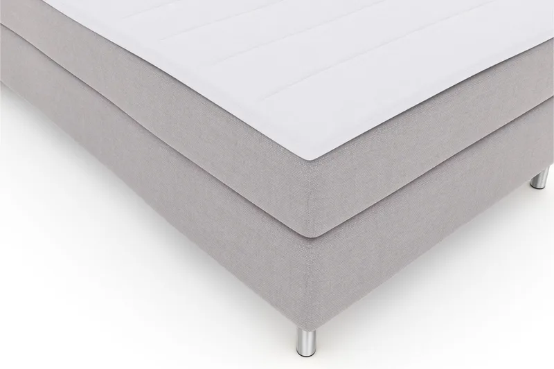 Select No 3 Komplet Sengepakke 120x200 Medium - Lysegrå/Metal - Møbler - Senge - Kontinentalsenge
