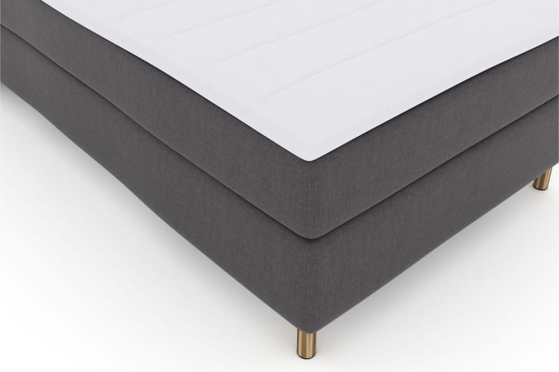 Select No 3 Komplet Sengepakke 120x200 Medium - Mørkegrå/Kobber - Møbler - Senge - Komplet sengepakke