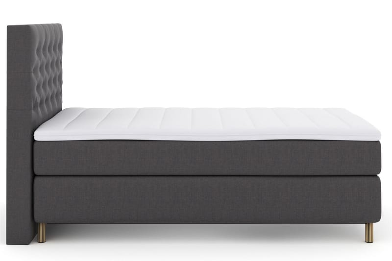 Select No 3 Komplet Sengepakke 120x200 Medium - Mørkegrå/Kobber - Møbler - Senge - Komplet sengepakke