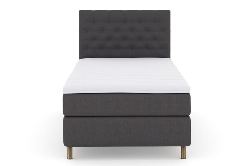 Select No 3 Komplet Sengepakke 120x200 Medium - Mørkegrå/Kobber - Møbler - Senge - Komplet sengepakke