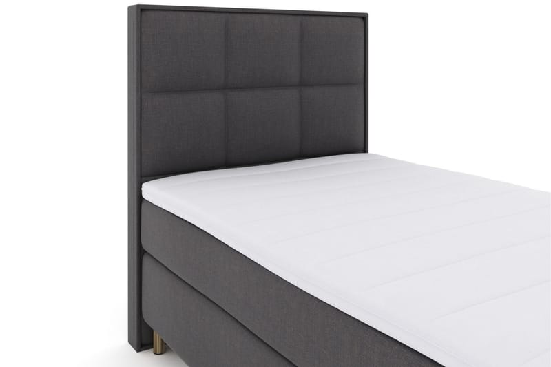 Select No 3 Komplet Sengepakke 120x200 Medium - Mørkegrå/Kobber - Møbler - Senge - Komplet sengepakke