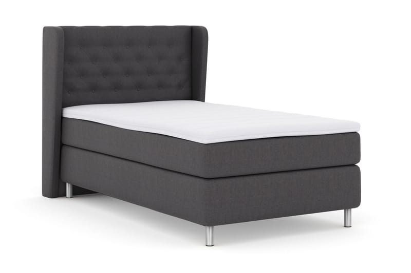 Select No 3 Komplet Sengepakke 120x200 Medium - Mørkegrå/Metal - Komplet sengepakke - Kontinentalsenge