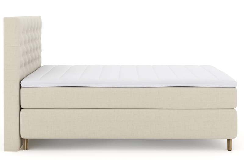 Select No 3 Komplet Sengepakke 140x200 Fast - Beige/Kobber - Møbler - Senge - Komplet sengepakke