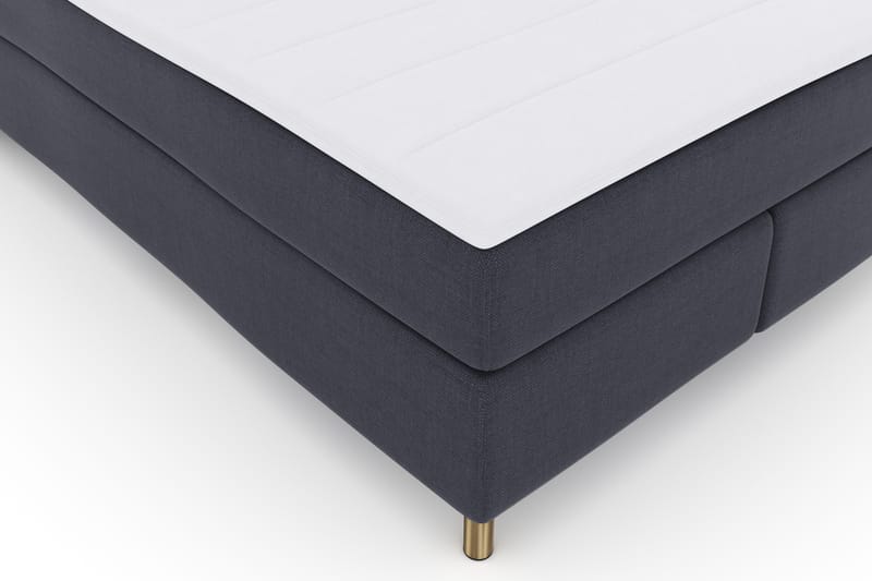 Select No 3 Komplet Sengepakke 140x200 Fast - Blå/Kobber - Møbler - Senge - Komplet sengepakke