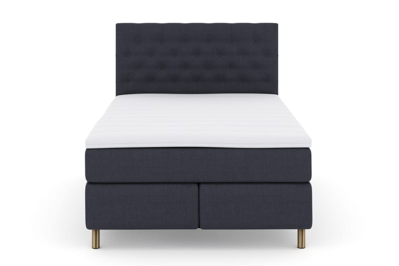 Select No 3 Komplet Sengepakke 140x200 Fast - Blå/Kobber - Møbler - Senge - Komplet sengepakke