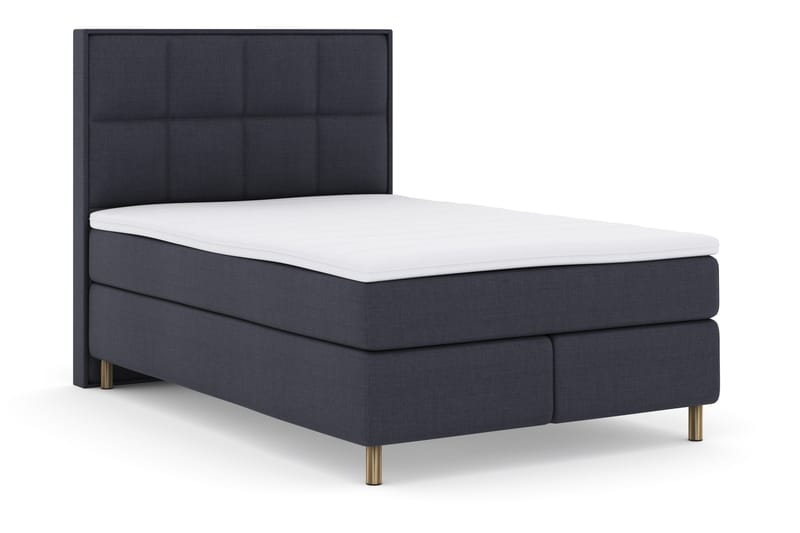 Select No 3 Komplet Sengepakke 140x200 Fast - Blå/Kobber - Møbler - Senge - Komplet sengepakke