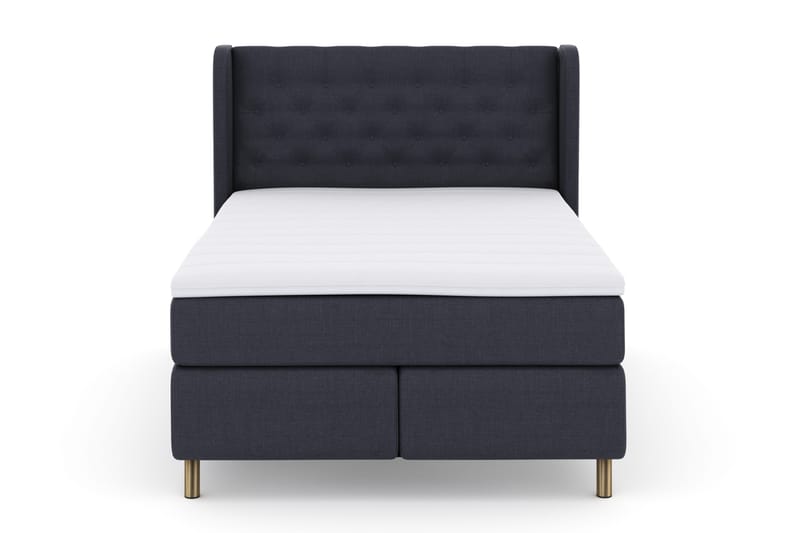 Select No 3 Komplet Sengepakke 140x200 Fast - Blå/Kobber - Møbler - Senge - Kontinentalsenge