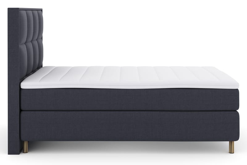 Select No 3 Komplet Sengepakke 140x200 Fast - Blå/Kobber - Møbler - Senge - Komplet sengepakke