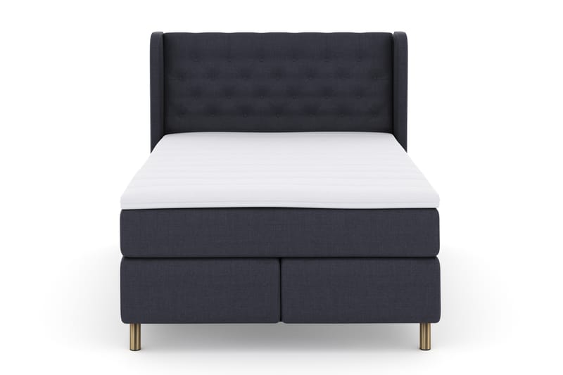 Select No 3 Komplet Sengepakke 140x200 Fast - Blå/Kobber - Møbler - Senge - Komplet sengepakke