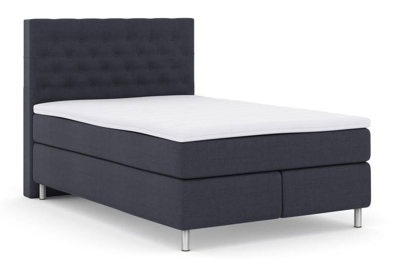 Select No 3 Komplet Sengepakke 140x200 Fast - Blå/Metal - Møbler - Senge - Komplet sengepakke