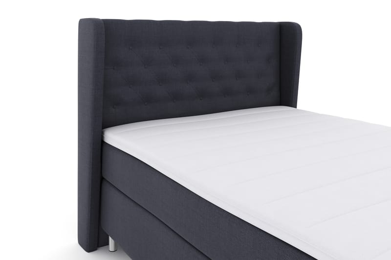 Select No 3 Komplet Sengepakke 140x200 Fast - Blå/Metal - Møbler - Senge - Komplet sengepakke