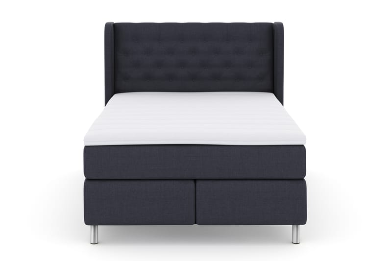 Select No 3 Komplet Sengepakke 140x200 Fast - Blå/Metal - Møbler - Senge - Komplet sengepakke