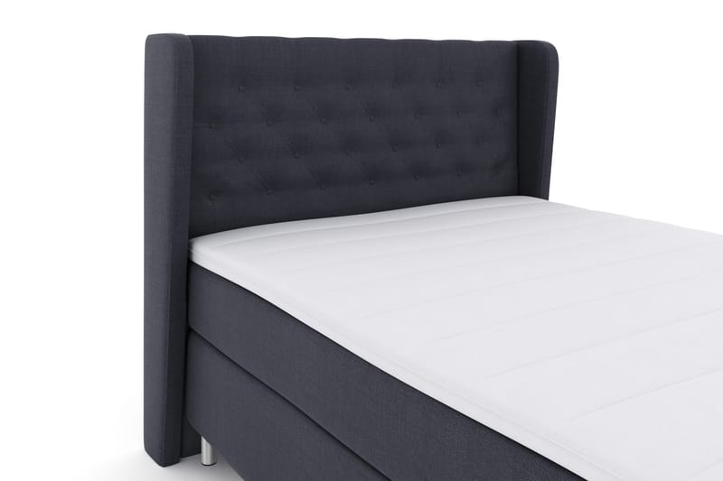 Select No 3 Komplet Sengepakke 140x200 Fast - Blå/Metal - Møbler - Senge - Kontinentalsenge