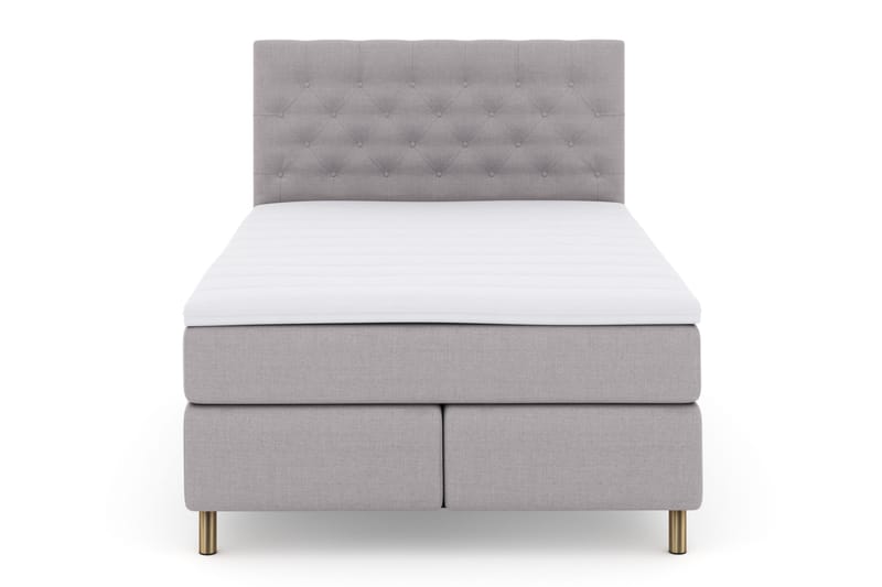 Select No 3 Komplet Sengepakke 140x200 Fast, Lysegrå/Kobber